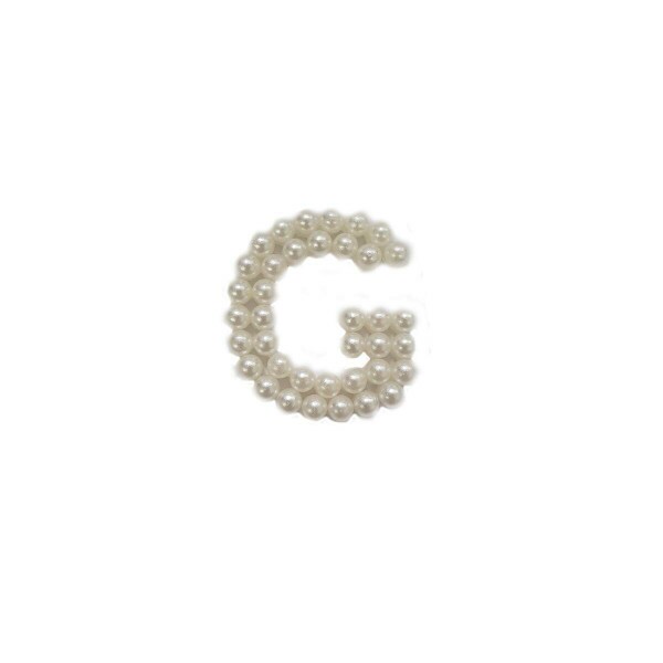 Letra G com Perola - 3cm