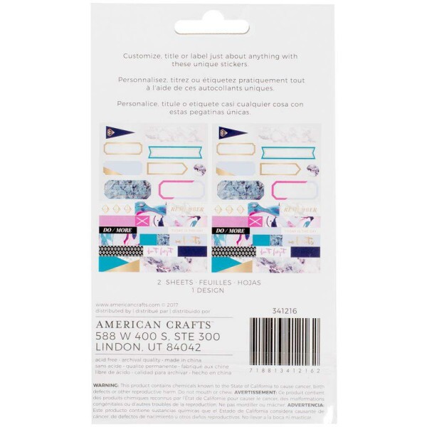 Cartela de Adesivos Memory Planner - (54 Pe�as)