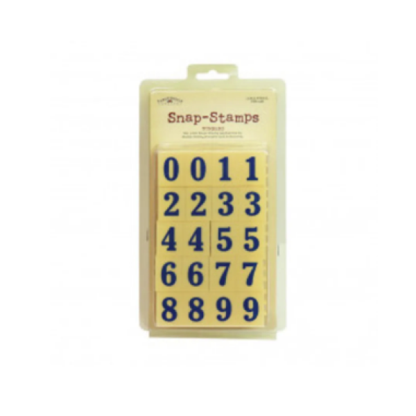 Kit de Carimbos Karen Foster - Small Formal Numbers Pequeno (00389)