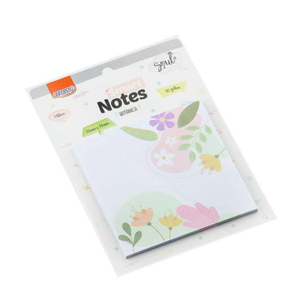 Bloco Adesivo Smart Notes Bot�nica 30fls - BRW