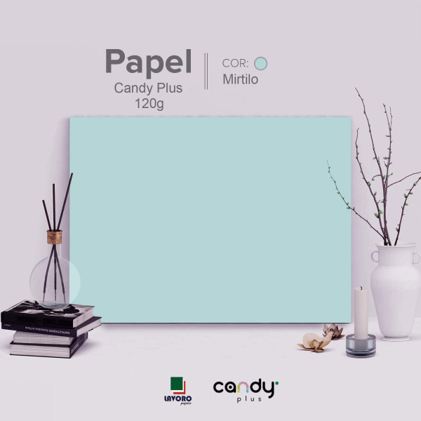 Papel Candy Plus 120g A4 - Mirtilo (Cazaquist�o) - 27 Folhas