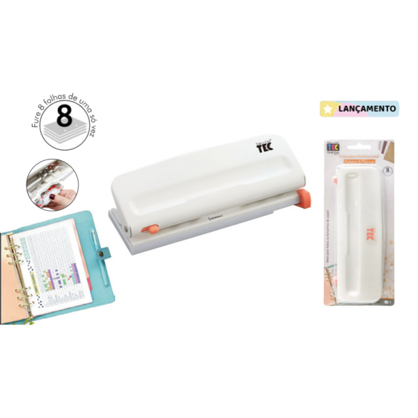 Perfuradora Multifuncional Fich�rio & Planner - Toke e Crie