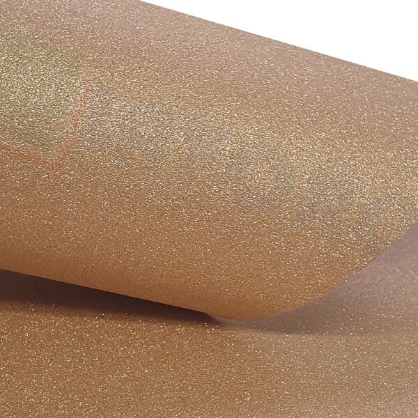 Papel Glitter Rose Gold 180g A4 - 01 Folha (Unidade) - Metallik ...