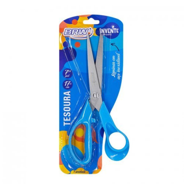 Tesoura Multiuso A�o Inox 17,8cm - BRW