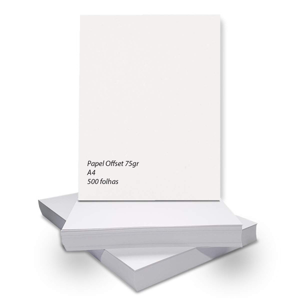 Papel Sulfite 75g Lavorinho A4 - 250 Folhas