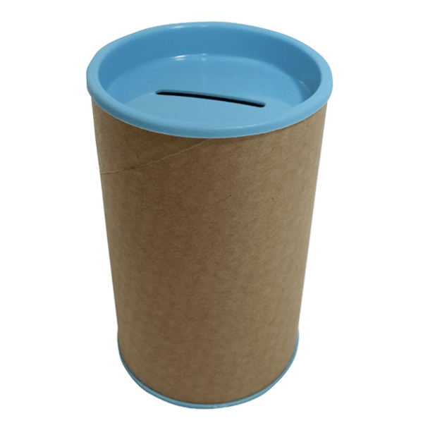 Cofrinho de Papel - Azul Bebe (6 Unidades)