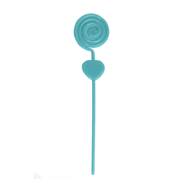 Espiral Porta Foto - Azul Bebe (10 Unidades)