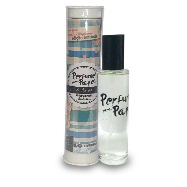Perfume para Papel - Aroma 8 Anos 30ml + Embalagem Colecion�vel