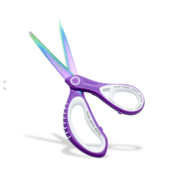 Tesoura Titanium Arco �ris 21,5cm Roxo - Westpress