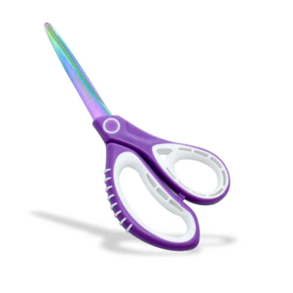 Tesoura Titanium Arco �ris 21,5cm Roxo - Westpress