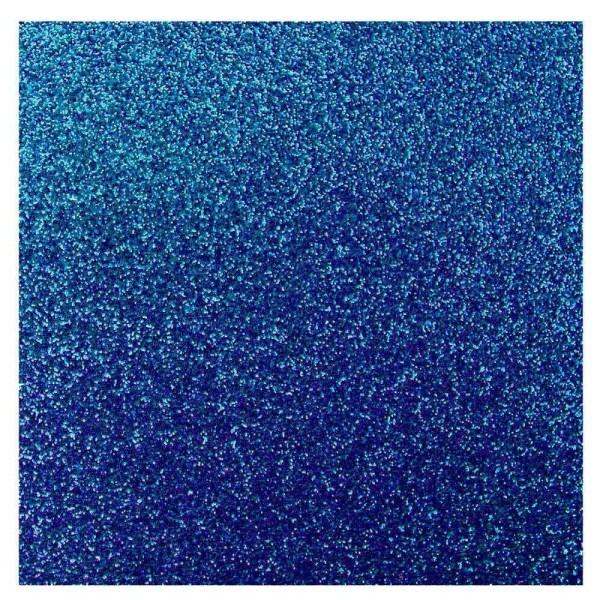 Placa de EVA Glitter 40 x 60 cm - Azul Meia Noite