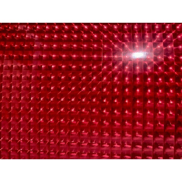 Placa de EVA Especial 40 x 48 cm - Vermelho Escuro (Hologr�fico)