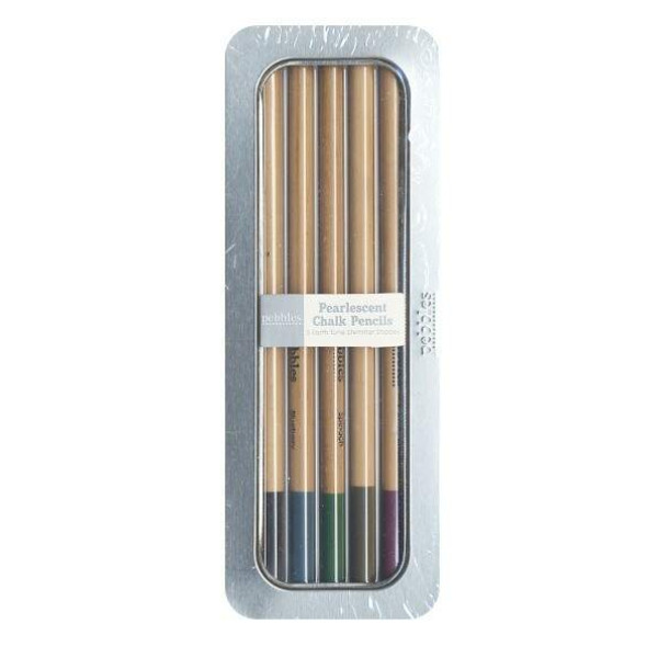 Kit Chalk Pencil Pearlescent Pebbles Shimmer Shades (L�pis)