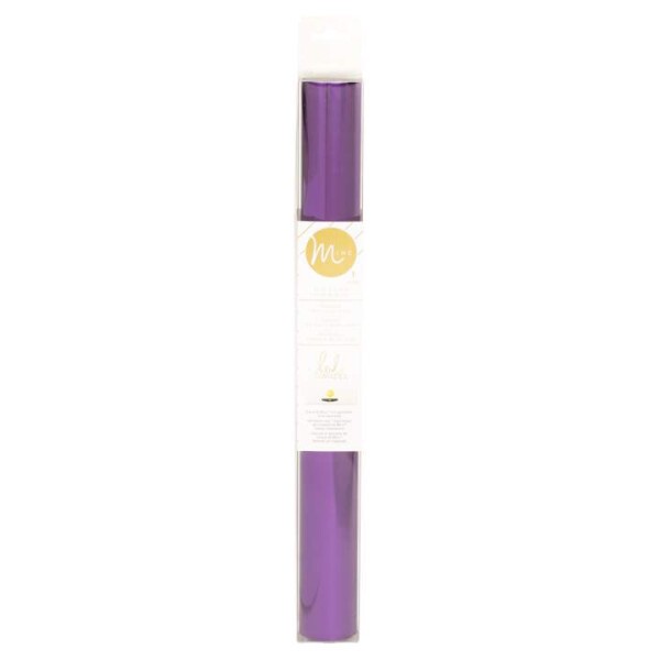 Folha de Foil Roxo em rolo para Minc Foil - 31cm largura x 3 mts de comprimento