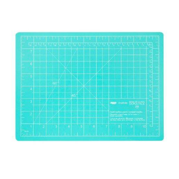 Base de Corte em PVC - Dupla Face A4 - 30 x 22cm BRW