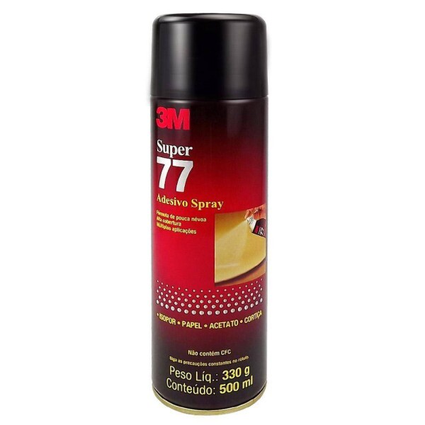 Adesivo em Spray 3M Super 77 Alta Cobertura 330g