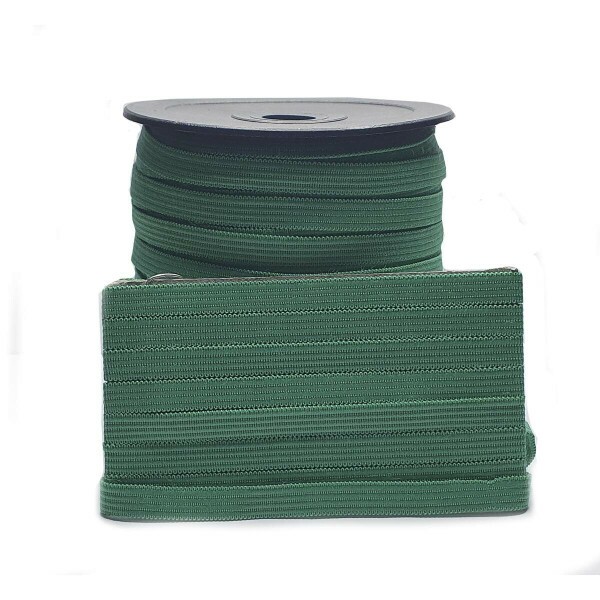El�stico Chato 7mm x 2 mts - Verde Jade