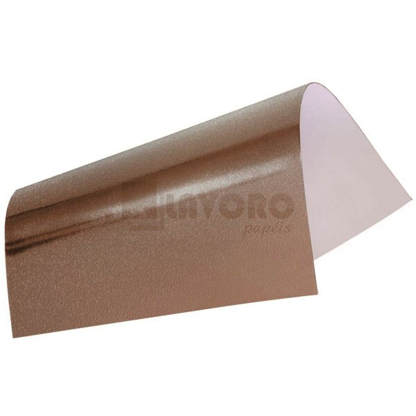 Papel Laminado Casca de Ovo Rose Gold 250g 30,5x30,5 - 06 Folhas - Metallik