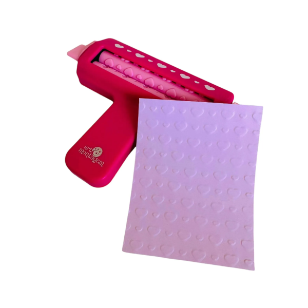 Texturizador de Papel A6 Corao - Art & Montagem