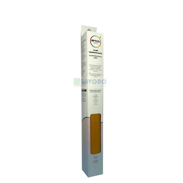 Filme de Recorte Termocolante 3D Caramel 25x50cm - RPTCO