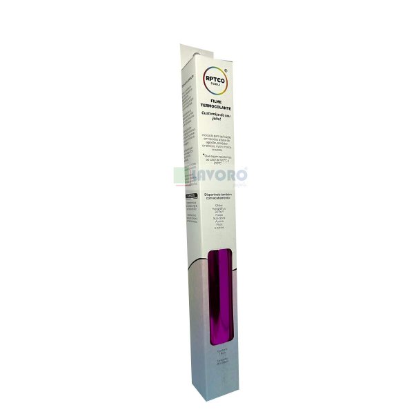 Filme de Recorte Termocolante Magenta Espelhado 25x50cm - RPTCO