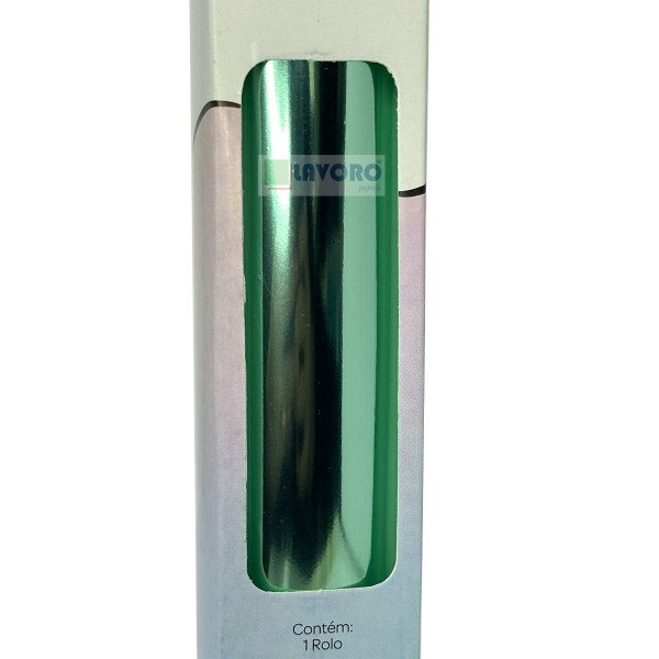 Filme de Recorte Termocolante Menta Espelhado 25x50cm - RPTCO