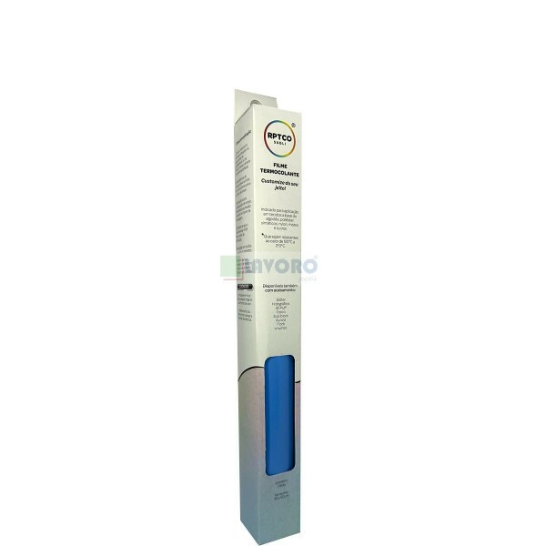 Filme de Recorte Termocolante Azul Cu 25x50cm - RPTCO