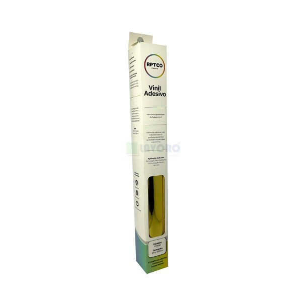 Vinil Adesivo Poliester Ouro Metlico 30x100cm - RPTCO