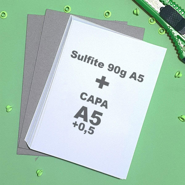 Kit Agenda/Planner 90g A5 para Encaderna��o