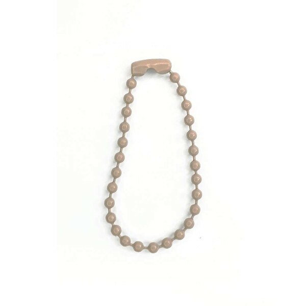 Corrente Bolinha Nude 2,5mm c/ 10 unidades
