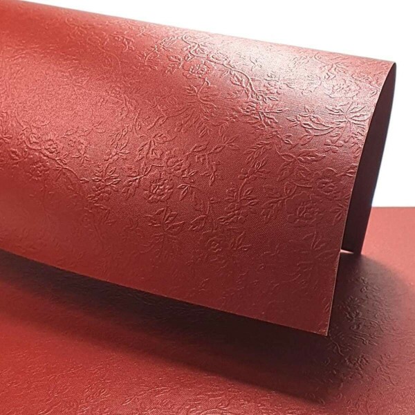 Perolizado Floren�a Vermelho 250g A4 c/ 9 Folhas