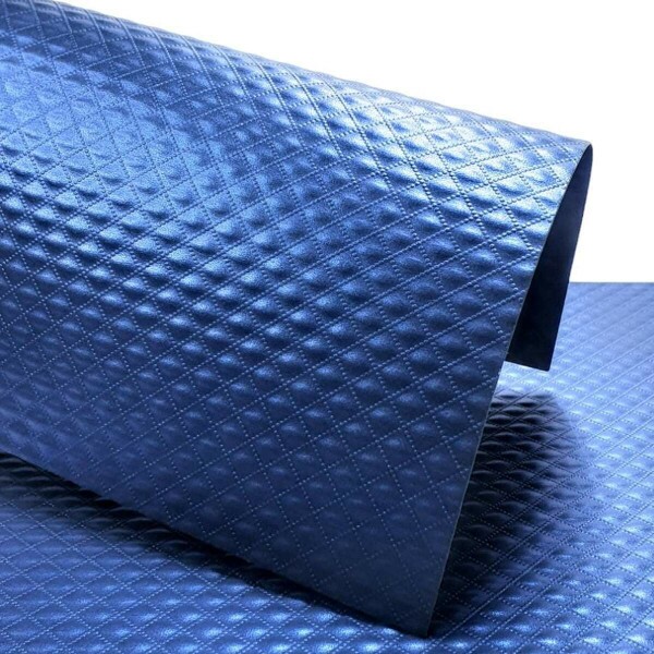Perolizado Matelass� Azul 250g A4 c/ 9 Folhas