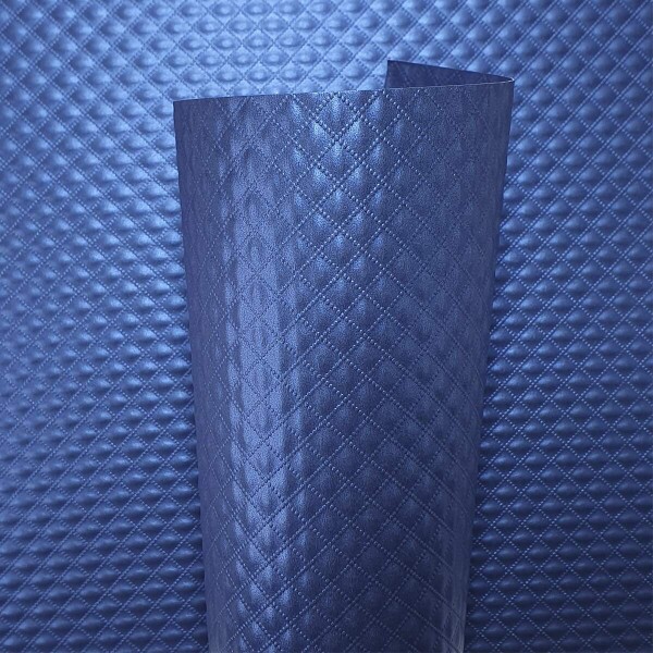 Perolizado Matelass� Azul 250g A4 c/ 9 Folhas
