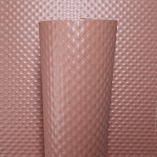 Perolizado Matelass� Rosa 250g A4 c/ 9 Folhas