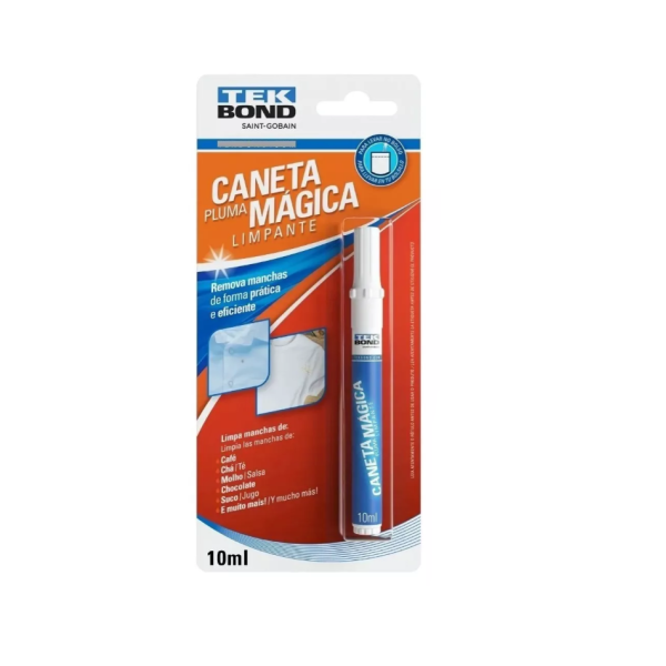 Caneta Mgica Limpa Mancha De Roupas Tekbond