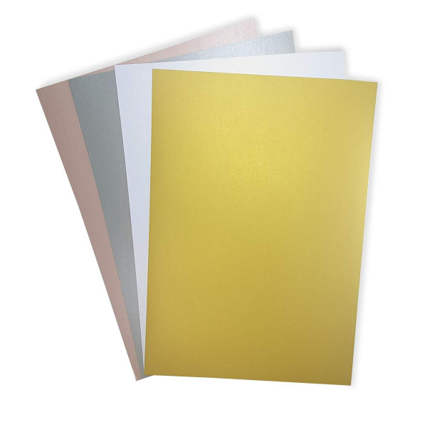 Papel Perolizado 180g com 20 Folhas A4 (para Jato de Tinta) Mix de Cores