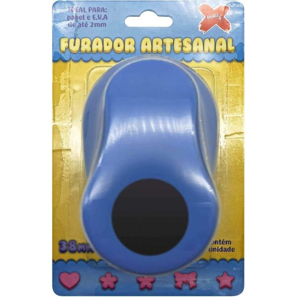 Furador Papel e Eva C�rculo 38mm - Make+