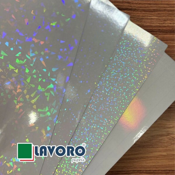 Adesivo para Laminao a Frio Confete 05 Folhas A4