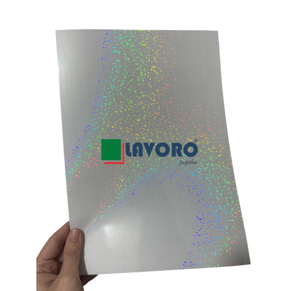 Adesivo para Laminao a Frio Confete 05 Folhas A4
