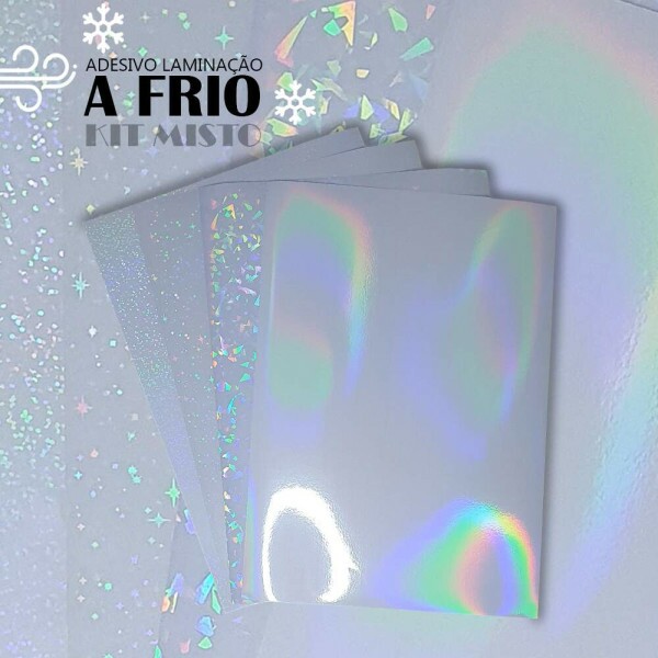 Adesivo para Laminao a Frio Kit Misto 04 Folhas A4