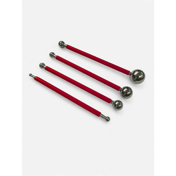 Kit 4 Boleadores c/ 8 Pontas - Vermelho