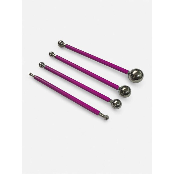 Kit 4 Boleadores c/ 8 Pontas - Rosa