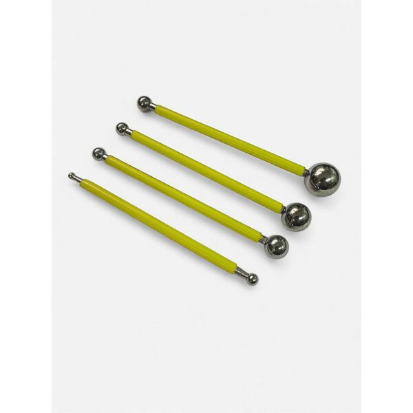 Kit 4 Boleadores c/ 8 Pontas - Amarelo