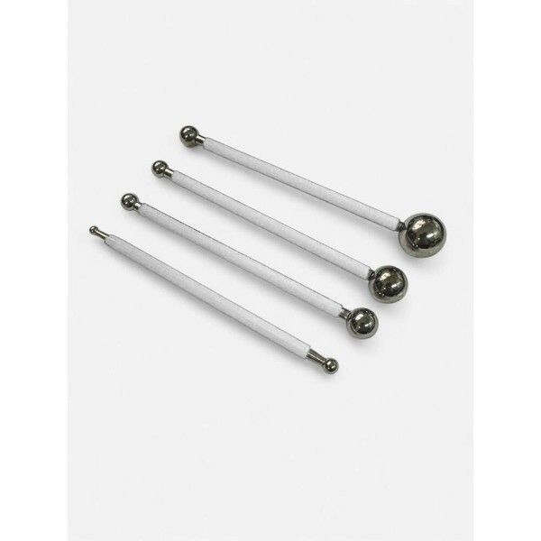 Kit 4 Boleadores c/ 8 Pontas - Branco