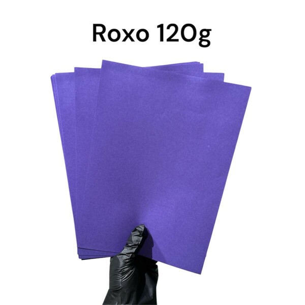 Papel Color Plus Colorido Roxo 120g A4 c/ 20 Folhas - Master