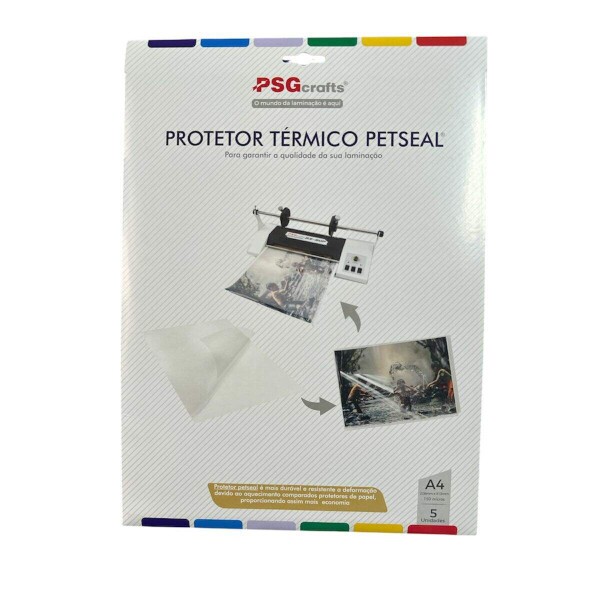 Kit Protetor Trmico A4 de Plstico - 5 Unidades