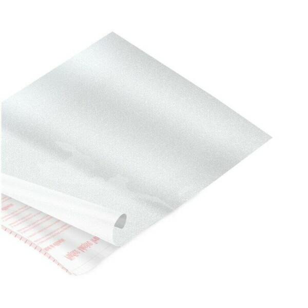 Adesivo Transparente PVC Jateado com Glitter - 45cm x 10 Metros (Lamina��o a Frio)
