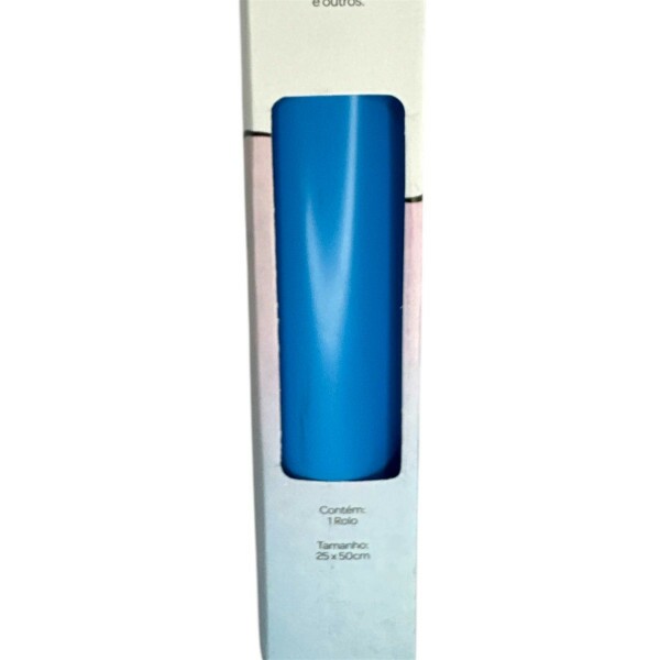 Filme de Recorte Termocolante Azul Neon 25x50cm - RPTCO