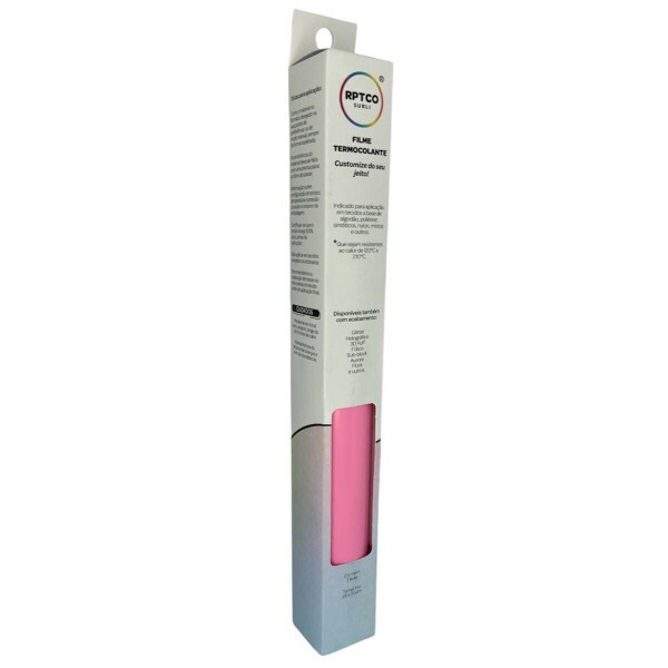 Filme de Recorte Termocolante Rosa 25x50cm - RPTCO