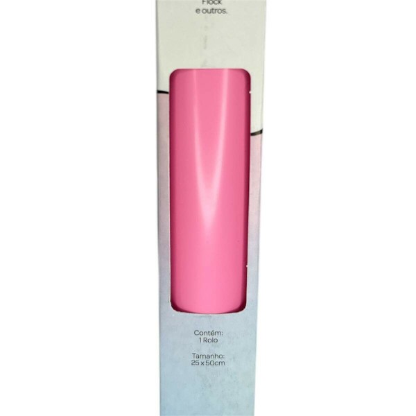 Filme de Recorte Termocolante Rosa 25x50cm - RPTCO